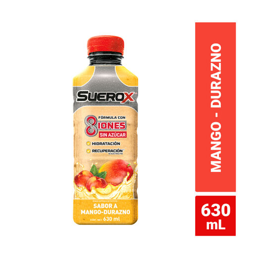 Bebida Suerox Mango Durazno 630Ml, , large image number 0