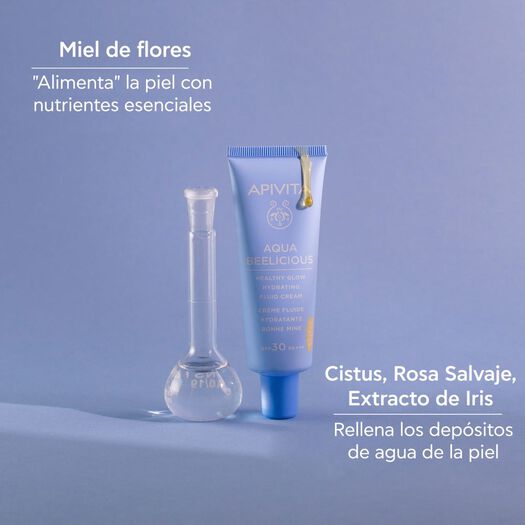 Crema Hidratante con Color SPF30 Aqua Beelicious 40ml Apivita, , large image number 2