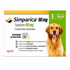 Vet Simparica 80Mg 20-40Kg 1Comp Mast