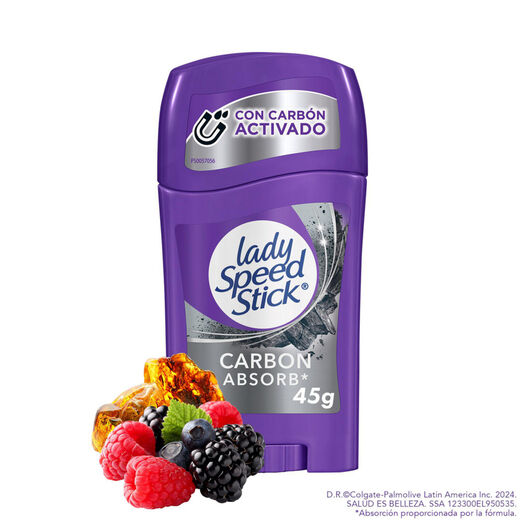 Desodorante en Barra Lady Speed Stick Carbon Absorb 45 g, , large image number 2