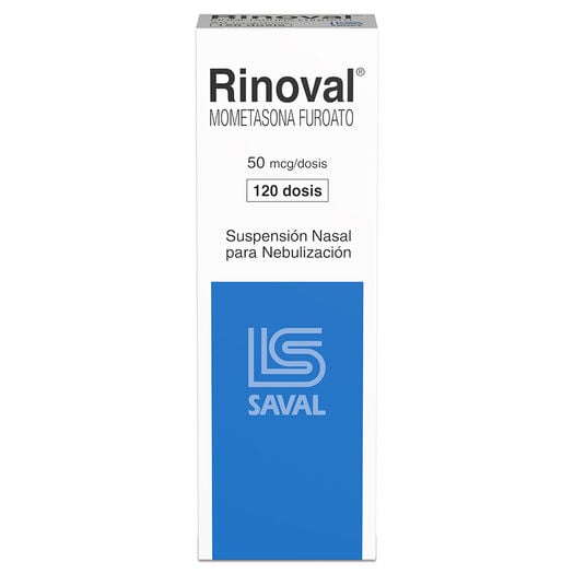 Rinoval 50 mcg x 120 Dosis Suspensión Nasal Para Nebulizacion, , large image number 0