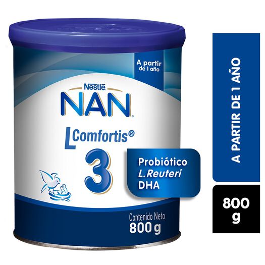 Fórmula Infantil Nan 3 L Comfortis 800g , , large image number 0