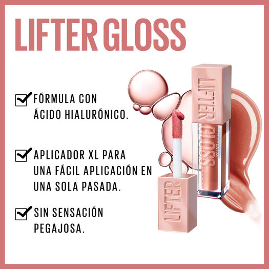 Brillo Labial Lip Lifter Gloss Petal, , large image number 4