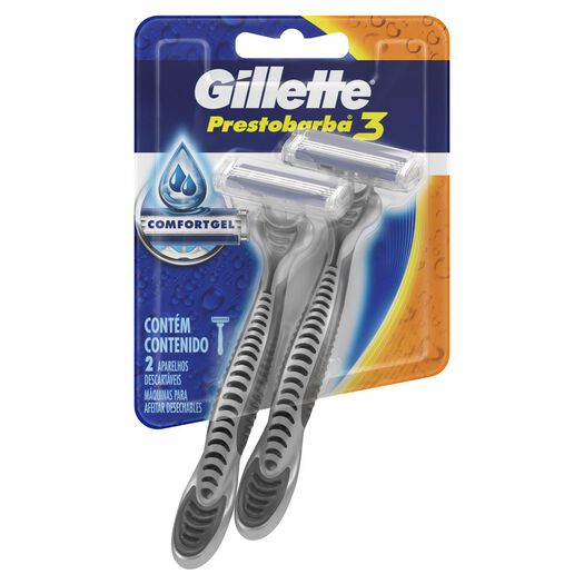 Máquina De Afeitar Desechable Gillette Prestobarba3 Con Afeitadas Suaves, 2 Unidades, , large image number 4