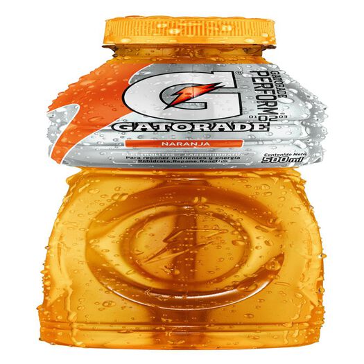 Gatorade Jugo Botella Naranja x 500 mL, , large image number 0