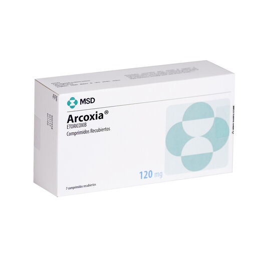 Arcoxia 120 mg x 7 Comprimidos Recubiertos, , large image number 0