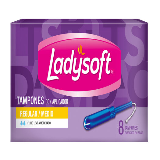 Ladysoft Tampon Regular Medio x 8 Unidades, , large image number 1