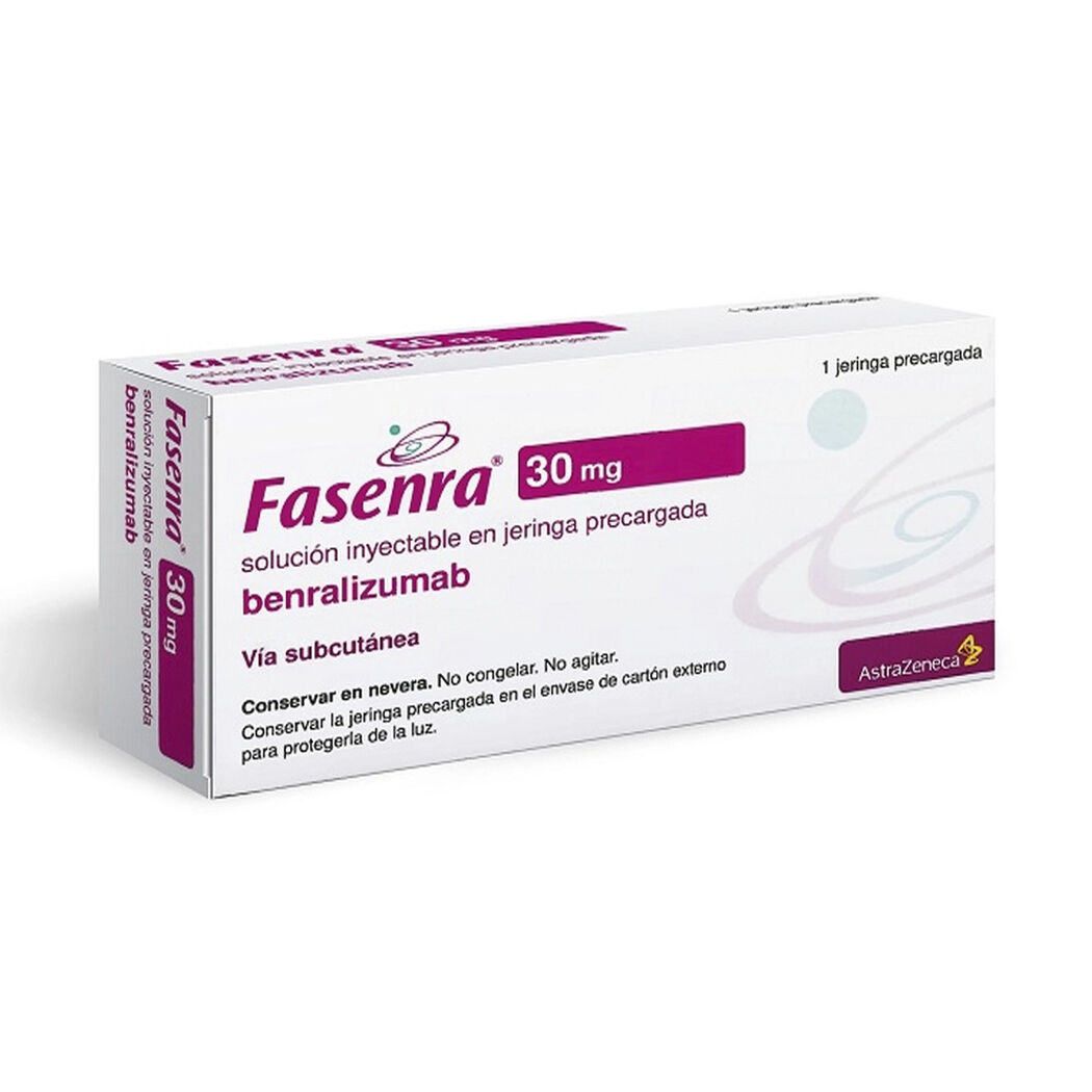 Fasenra 30 mg/1 ml x 1 jeringa prellenada soluci&oacute;n inyectable, , large image number 0