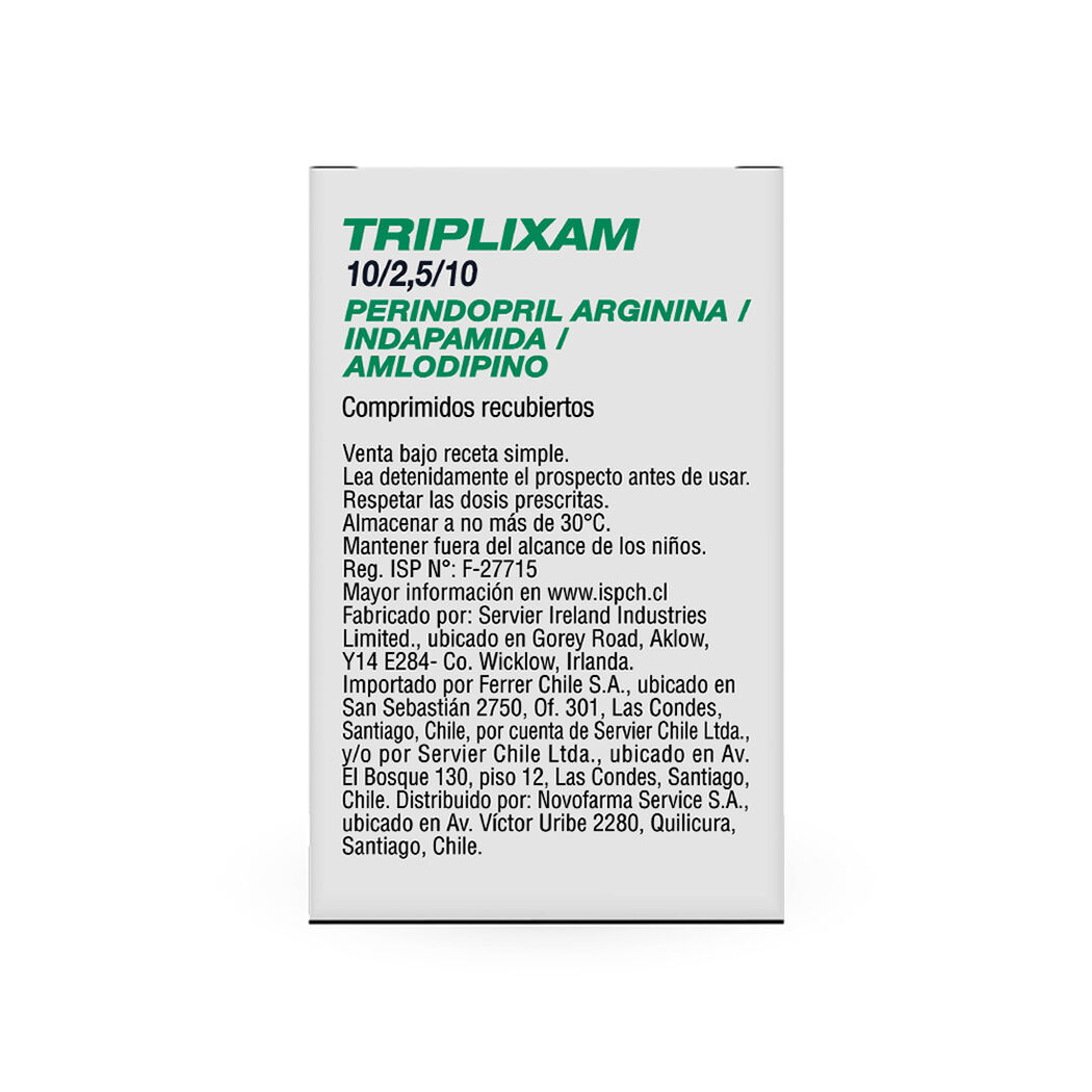Triplixam 10/2,5/10 X 30 Comprimidos Recubiertos, , large image number 1