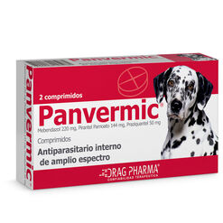 Vet. Panvermic Plus x 2 Comprimidos para Perros