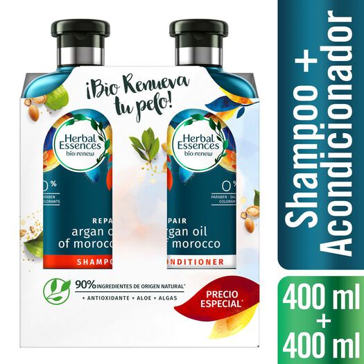 Pack Shampoo Herbal Essen +Acon.Bio Renew 2u, , large image number 0