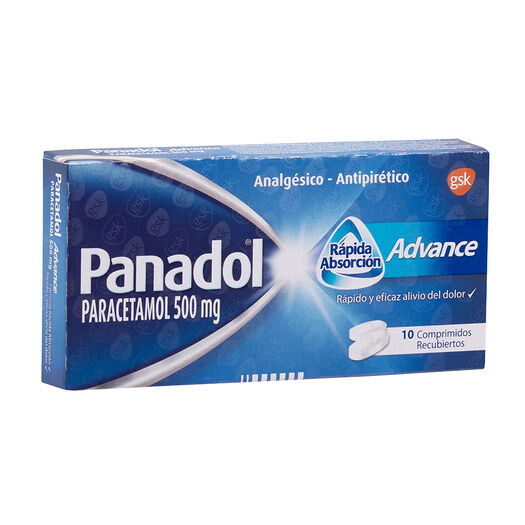 Panadol Advance 500 mg x 10 Comprimidos Recubiertos, , large image number 0