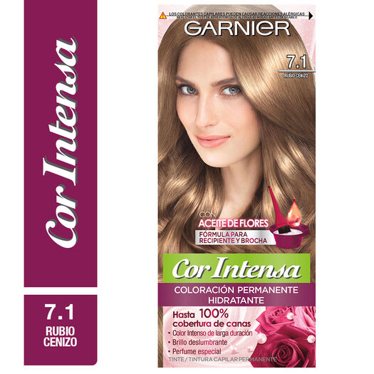 Nutrisse Cor Intensa Tintura 7.1 Rubio Ceniza x 1 Unidad, , large image number 0