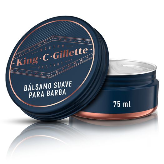 Bálsamo para Barba King C. Gillette Cuidado de Barba para Hombre 75ml, , large image number 0