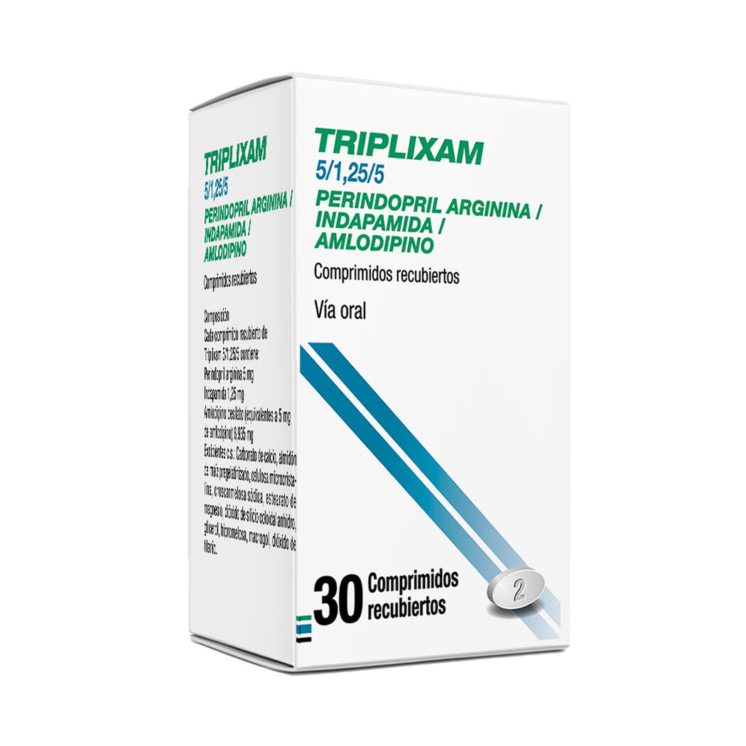 Triplixam 5/1,25/5 mg 30 Comprimidos Recubiertos, , large image number 3