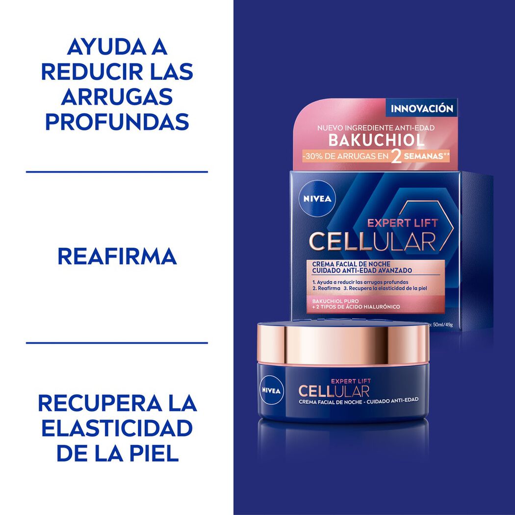 Crema Facial Nivea Cellular Expert Lift Noche 50 ml, , large image number 2