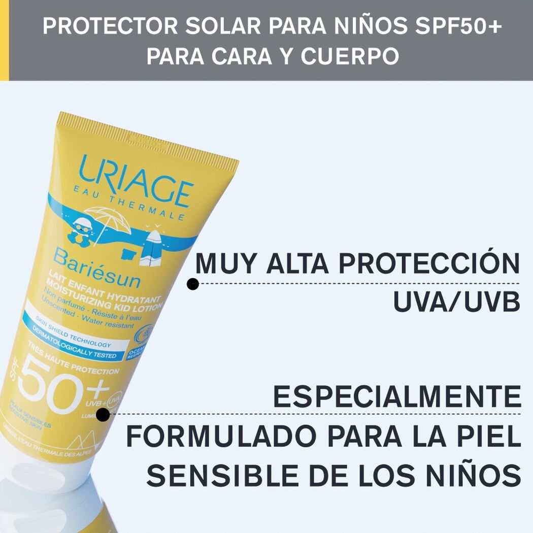 Protector Solar Uriage Bariesun Crema Ni&ntilde;os 100 mL, , large image number 1