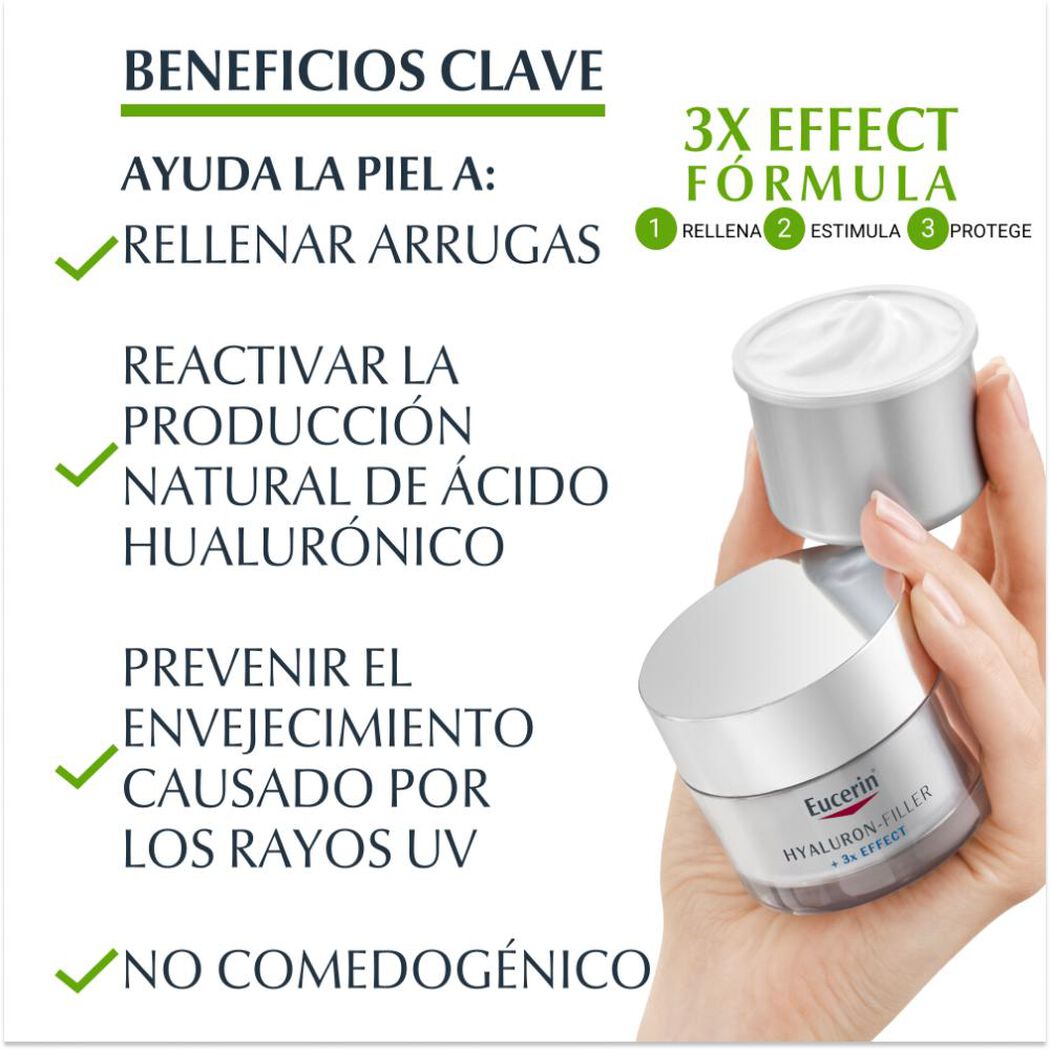 Crema Eucerin Hyaluron Filler Noche Refill 50mL, , large image number 2