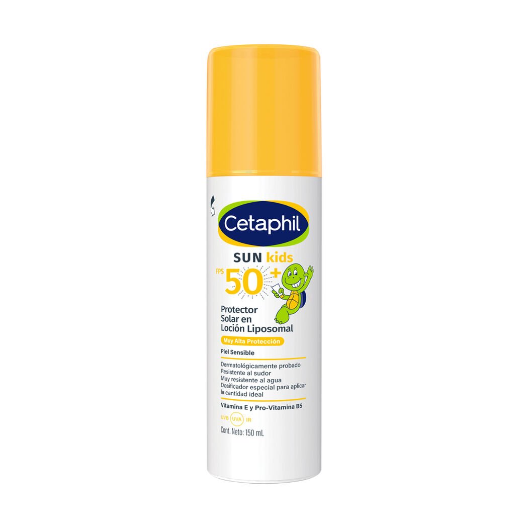 Protector Solar Cetaphil Sun Kids Loci&oacute;n FPS 50+ 150 mL, , large image number 0