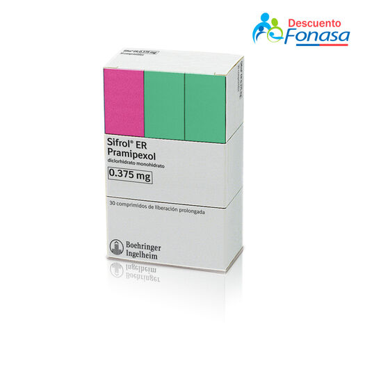 Sifrol ER 0.375 mg x 30 Comprimidos de Liberación Prolongada , , large image number 0