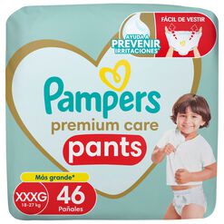 Pañales Pampers Pants Premium Care XXXG 46 un