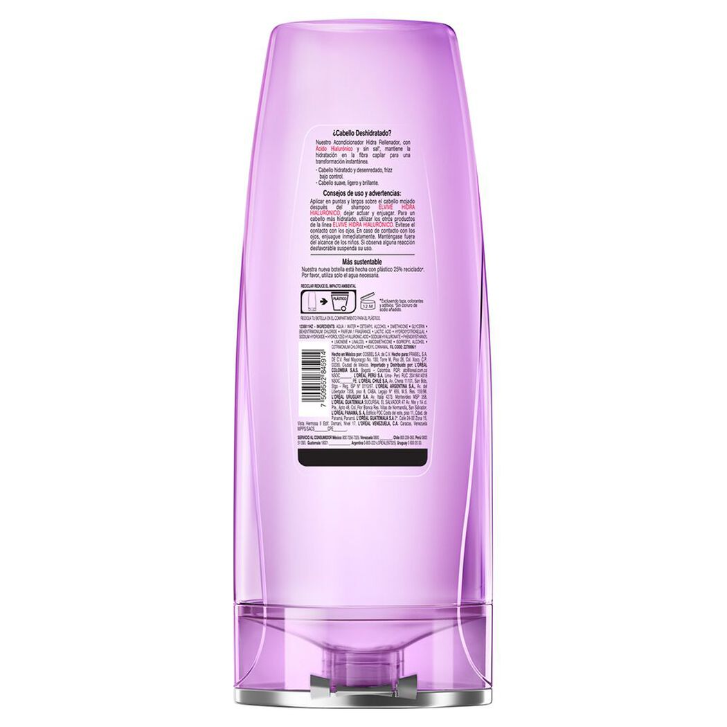 Acondicionador Elvive Hidra Rellenador Ácido Hialuronico 370 mL, , large image number 1