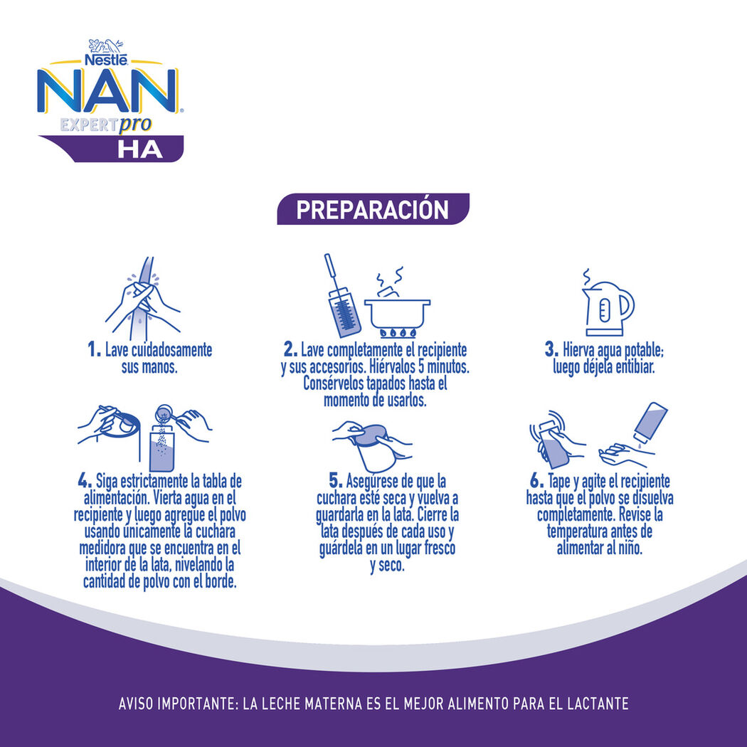 F&oacute;rmula Infantil Nan HA 400 g, , large image number 2
