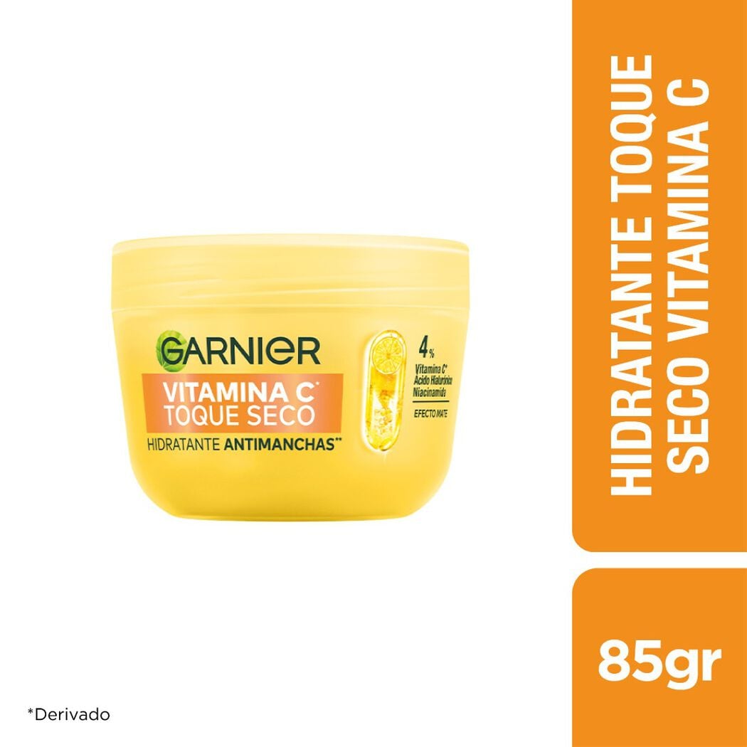 Crema Facial Garnier Toque Seco Vitamina C 85 Gr, , large image number 0