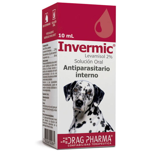 Vet. Invermic Perro 2 % x 10 ml Solución Oral para Gotas, , large image number 0