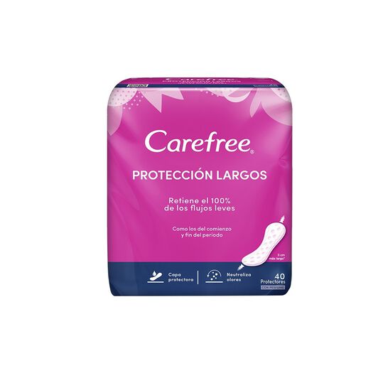 Protector Diario Carefree Largos 40 un, , large image number 1