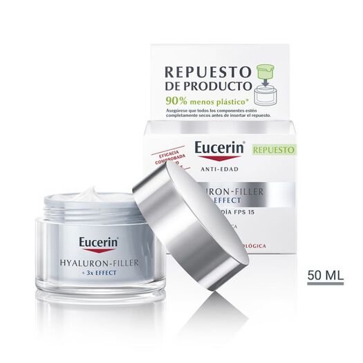 Crema de Día Eucerin Refill Hyaluron-Filler FPS15 50ml, , large image number 1