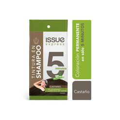 Tintura Shampoo Issue 5 Minutos Casta&ntilde;o Oscuro