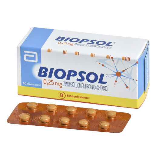 Biopsol 0.25 mg x 30 Comprimidos, , large image number 0