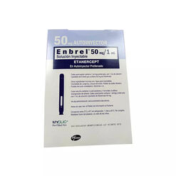 Enbrel 50 mg x 4 jeringas prellenadas soluci&oacute;n inyectable