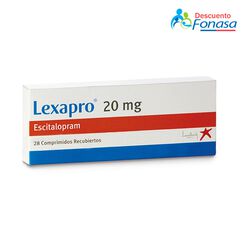 Lexapro 20 mg x 28 Comprimidos Recubiertos