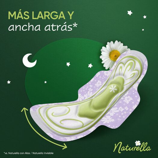 Toallas Higiénicas Naturella Nocturna, 24 Unidades, , large image number 3