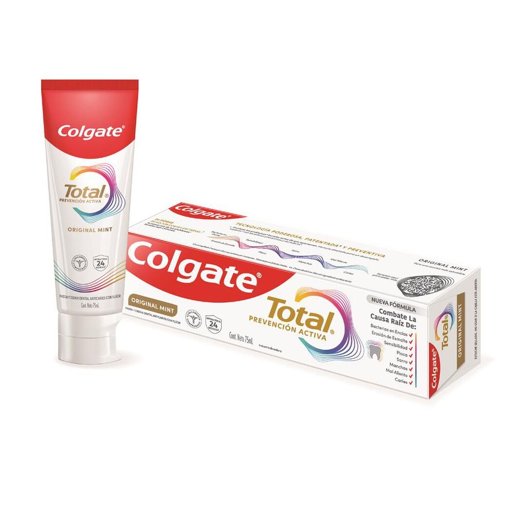 Pasta Dental Colgate Total Clean Mint 75 mL, , large image number 2
