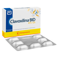 Clavoxilina BID 875 mg/125 mg x 14 Comprimidos Recubiertos LAFI