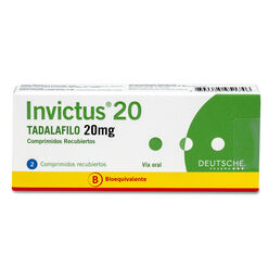 Invictus 20 mg x 2 Comprimidos Recubiertos
