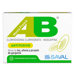 AB Antitusivo x 12 Comprimidos Masticables