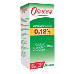 Enjuague Bucal Oralgene 0.12% Clorhexidina Gluconato 500 mL