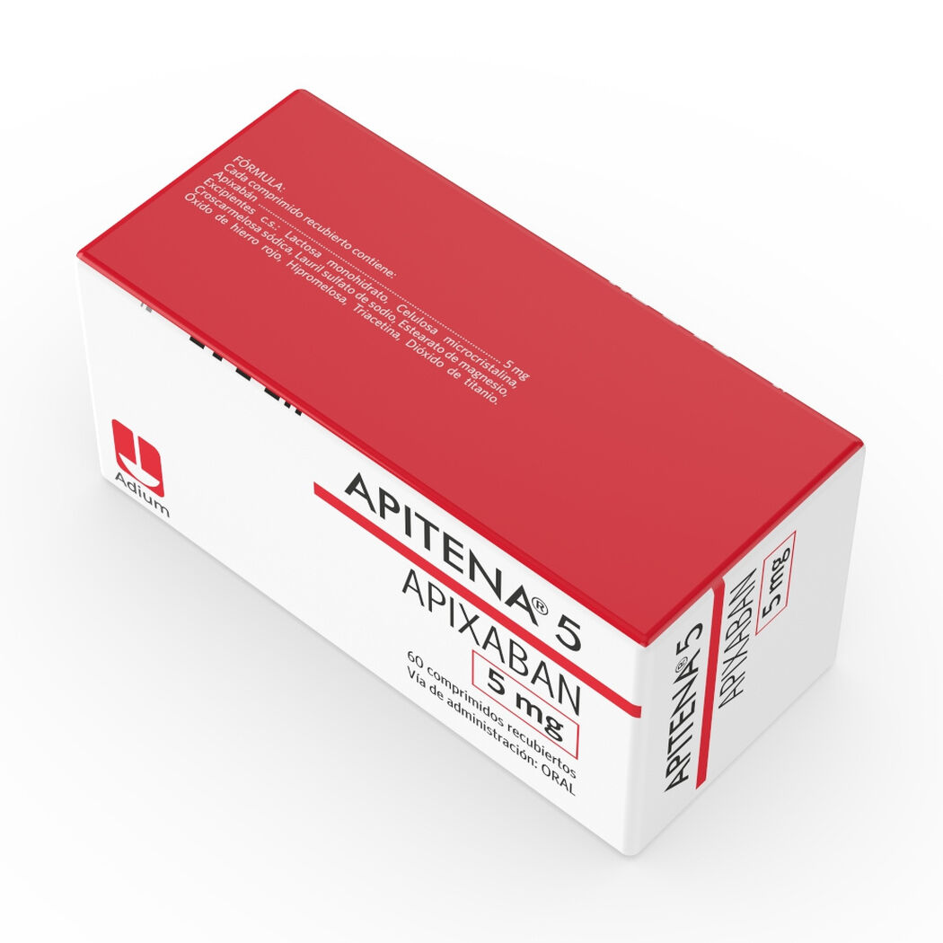 Apixab&aacute;n APITENA 5mg x 60 Comprimidos Recubiertos, , large image number 2