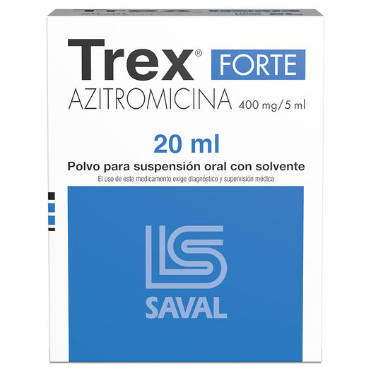Trex Forte 400 mg/5 mL x 20 mL Polvo Para Suspensión Oral Con Solvente, , large image number 0