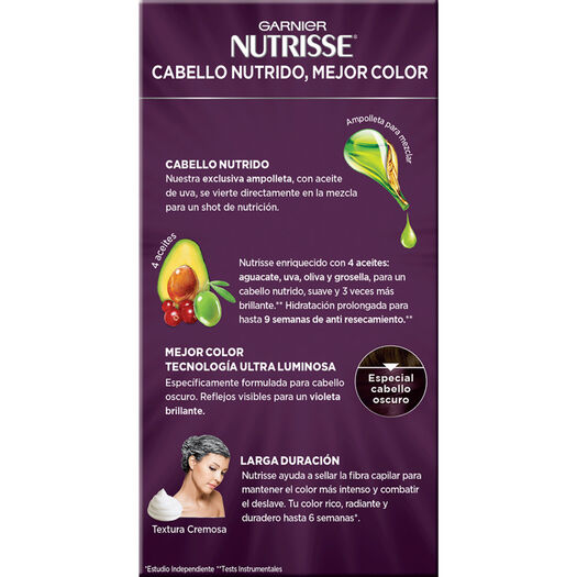 Tintura Nutrisse Colorissimo 462 217Gr, , large image number 1