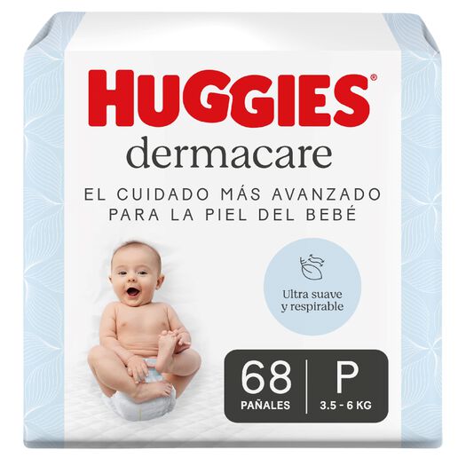 Pañales Huggies Dermacare P 68 un, , large image number 0