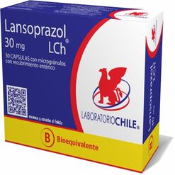 Lansoprazol 30 mg x 30 Cápsulas con Microgránulos con Recubrimiento Entérico CHILE