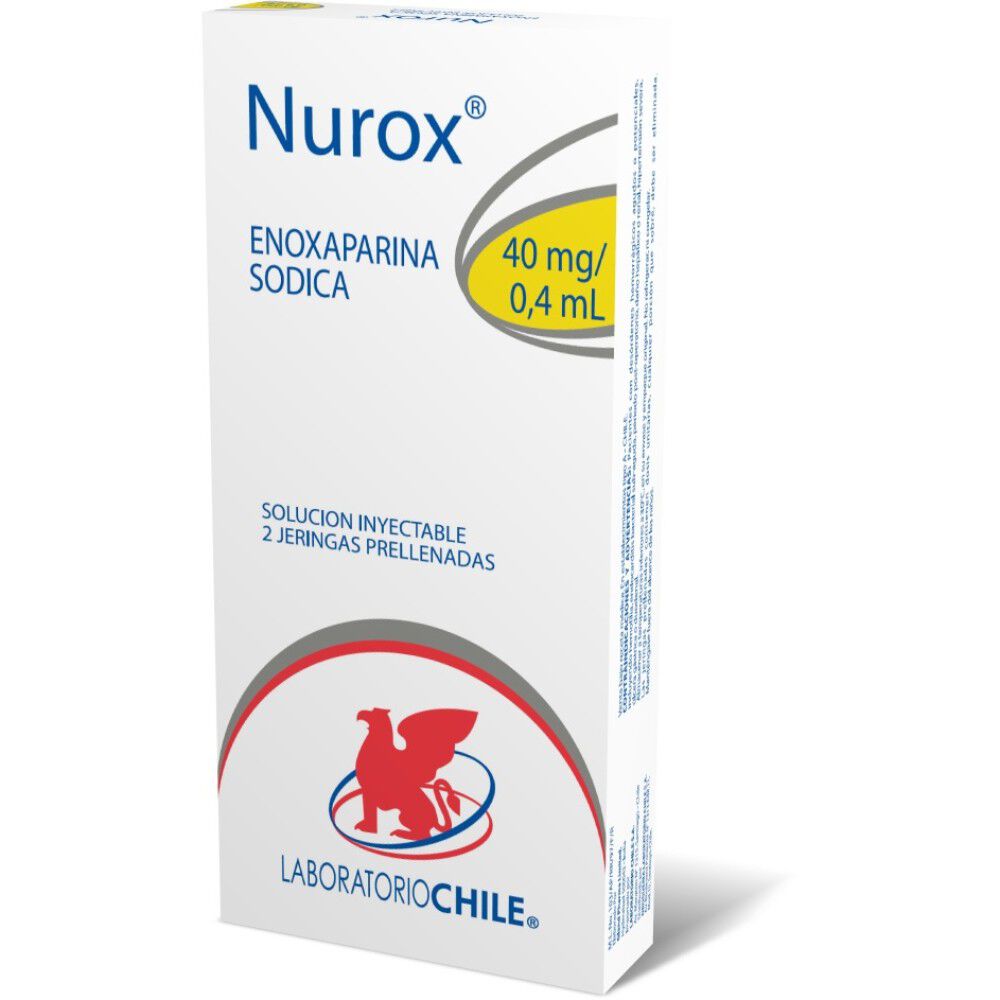 Nu-Rox 40 mg/0.4 ml Solución Inyectable x 2 Jeringas Prellenadas