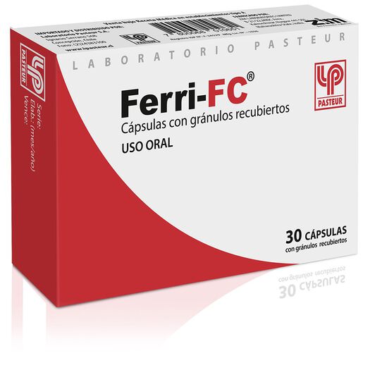 Ferri FC x 30 Capsulas Con Granulos Recubiertos, , large image number 0