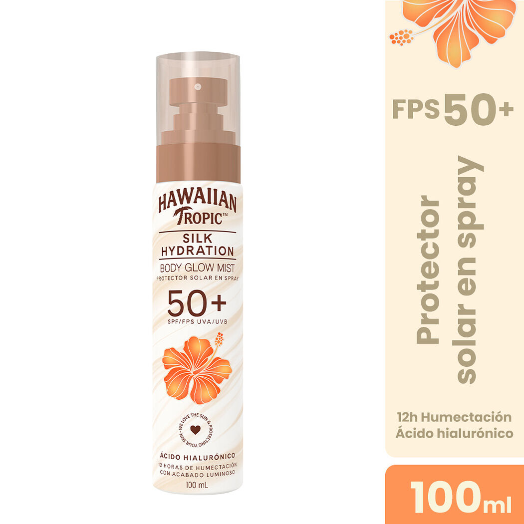 Protector Solar en Spray Silk Hydration Body Glow Mist FPS 50+ 100ml, , large image number 0