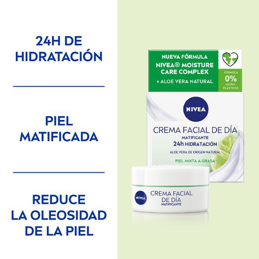CREMA FACIAL HIDRATANTE MATIZANTE NIVEA DIA SPF15 50ML, , large image number 2